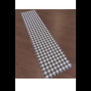 Barbara King Indoor/Outdoor 2' x 8' Textured Mat Buffalo Check